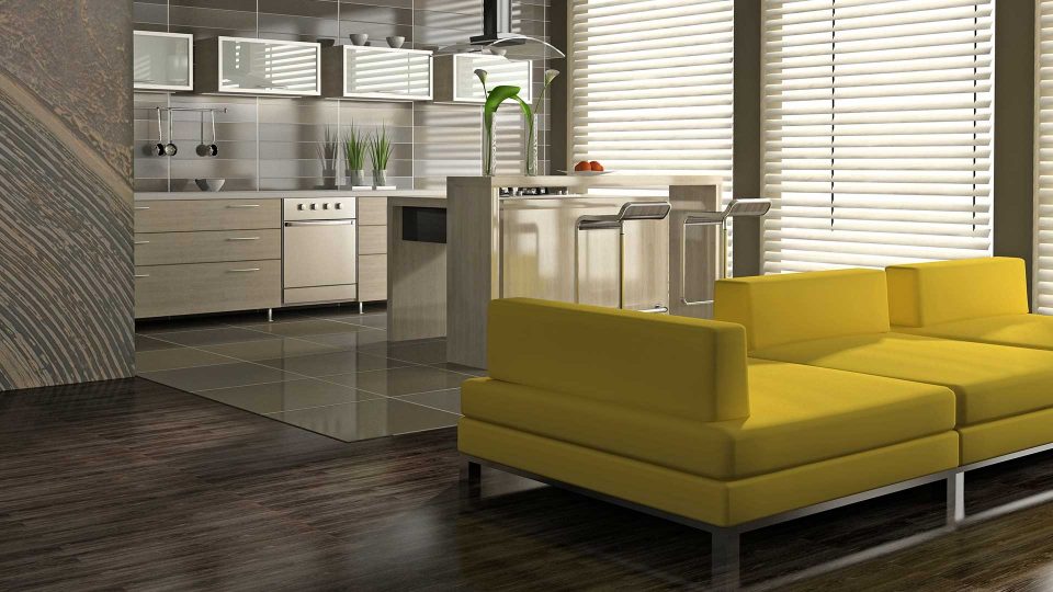 Interior of modern apartment